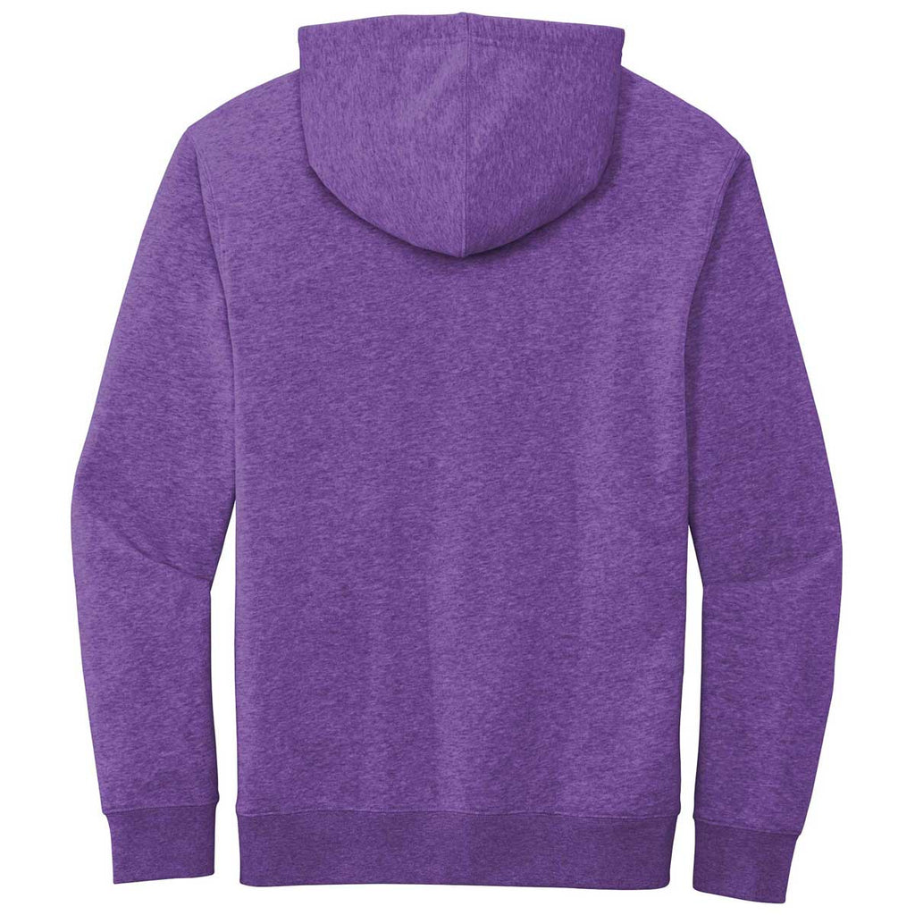 District Men's Heathered Purple V.I.T. Fleece Hoodie