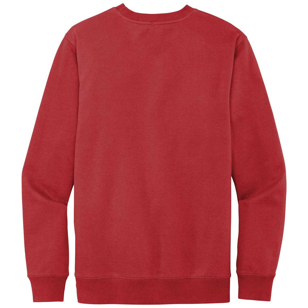 District Men's Classic Red V.I.T. Fleece Crew