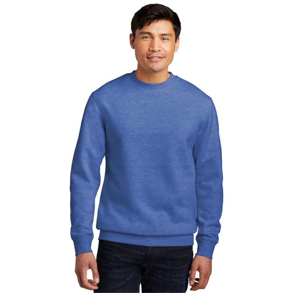 District Men's Royal Frost V.I.T. Fleece Crew