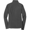 Eddie Bauer Women's Grey Steel Full-Zip Microfleece Jacket