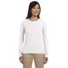 Econscious Women's White Organic Cotton Classic Long-Sleeve T-Shirt