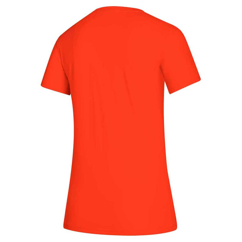 adidas Women's Collegiate Orange Creator Short Sleeve Tee