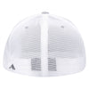 Pacific Headwear Silver/White/Silver Premium M2 Performance Trucker FlexFit Cap