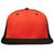 Pacific Headwear Orange/Black/Black Premium P-Tec FlexFit Cap