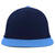 Pacific Headwear Navy/Columbia Blue Premium A/C2 Performance FlexFit Cap