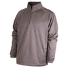 BAW Men's Heather Grey Fleece Quarter Zip