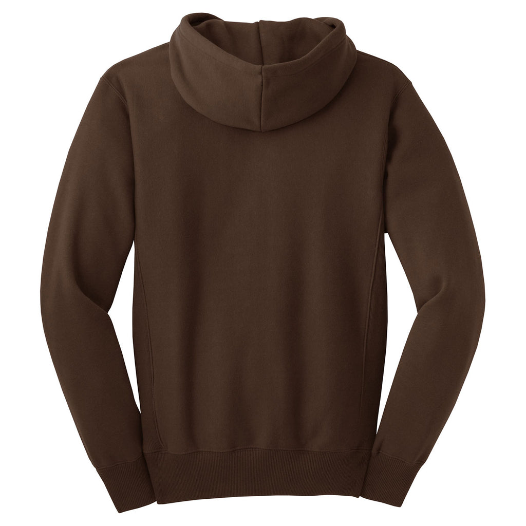 Sport-Tek Men's Brown Super Heavyweight Pullover Hooded Sweatshirt