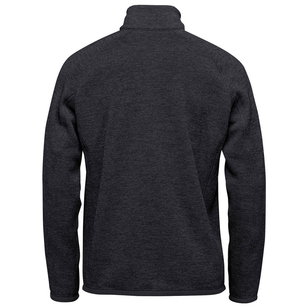 Stormtech Men's Black Heather Avalante Full Zip Fleece Jacket