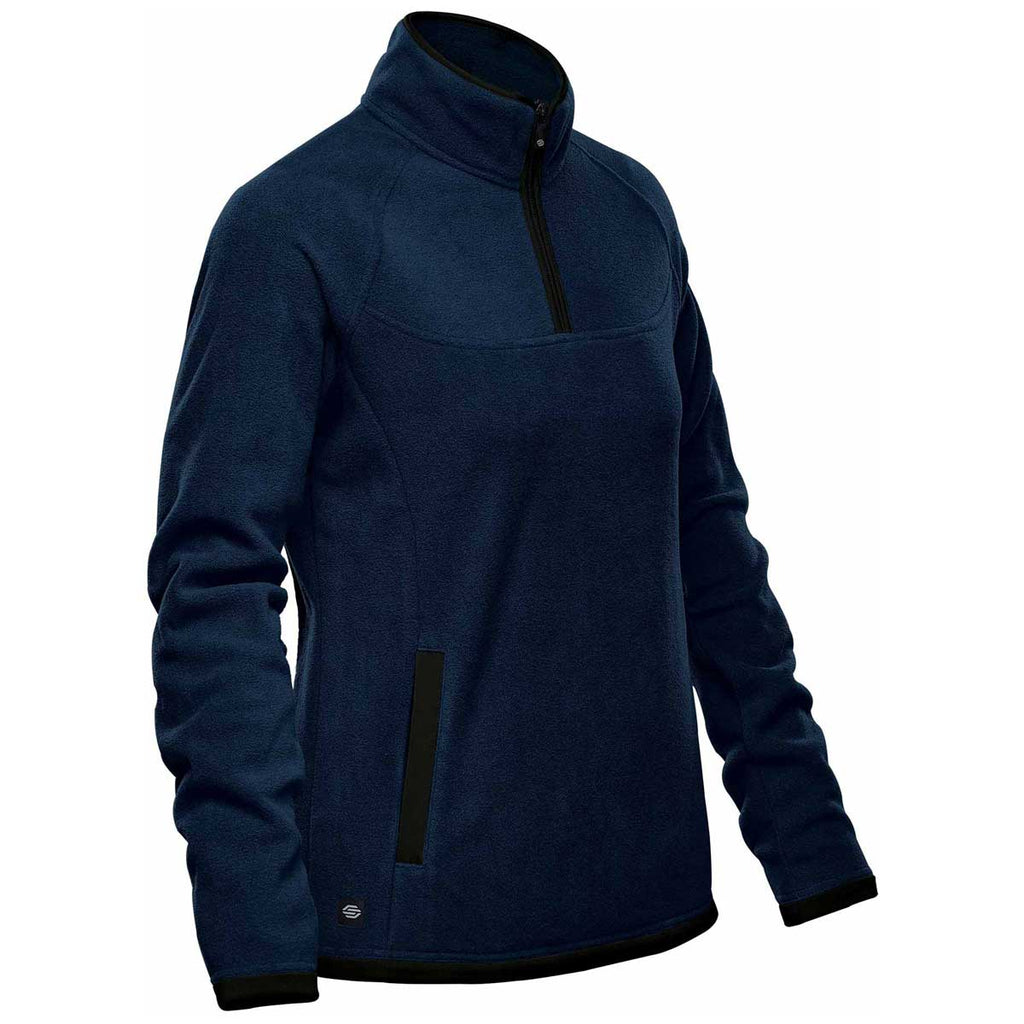 Stormtech Women's Navy Shasta Tech Fleece Quarter Zip