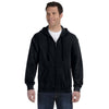 Gildan Unisex Black Heavy Blend 50/50 Full Zip Hoodie