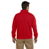 Gildan Men's Red Heavy Blend 8 oz. Vintage Cadet Collar Sweatshirt