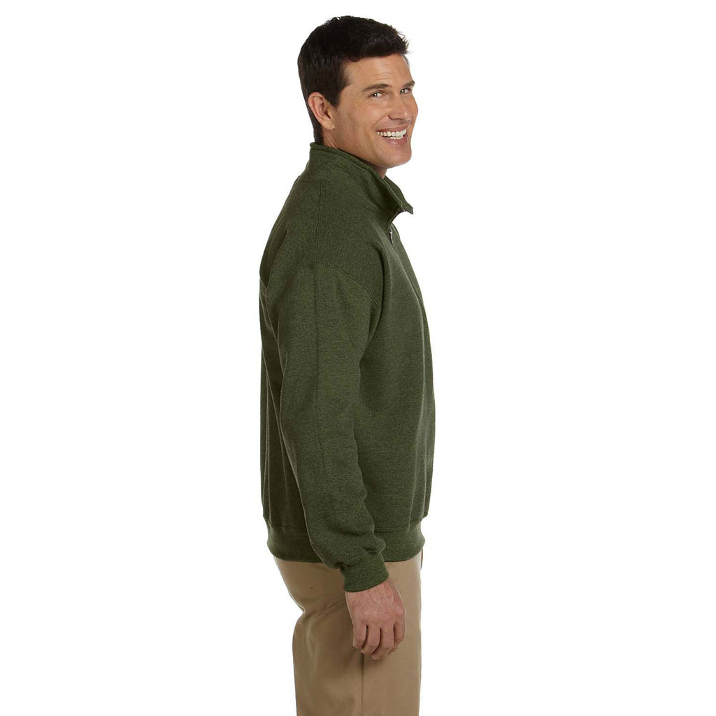 Gildan Men's Moss Heavy Blend 8 oz. Vintage Cadet Collar Sweatshirt