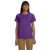 Gildan Women's Purple Ultra Cotton 6 oz. T-Shirt