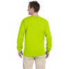 Gildan Men's Safety Green Ultra Cotton Long Sleeve T-Shirt