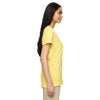 Gildan Women's Cornsilk 5.3 oz. V-Neck T-Shirt