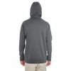 Gildan Men's Charcoal Performance 7 oz. Tech Hooded Sweatshirt