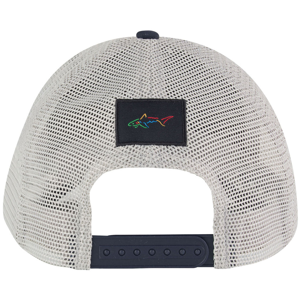 Greg Norman Navy Performance Trucker Cap