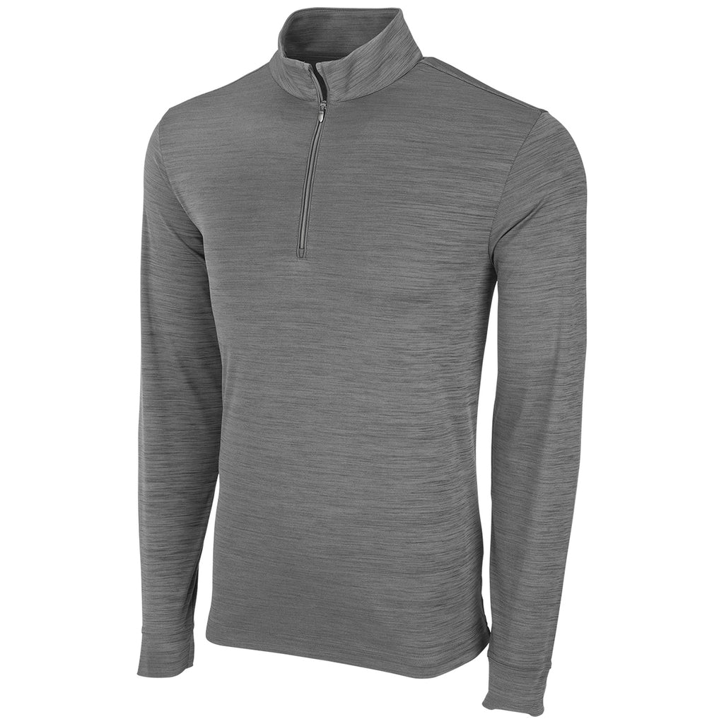 Greg Norman Men's Dark Heather Utility 1/4 Zip Pullover