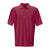 Greg Norman Men's Maroon Play Dry Performance Mesh Polo