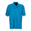 Greg Norman Men's Bluefish Play Dry Horizontal Textured Stripe Polo