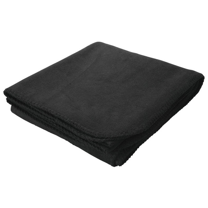 Logomark Black Brookwater Fleece Blanket