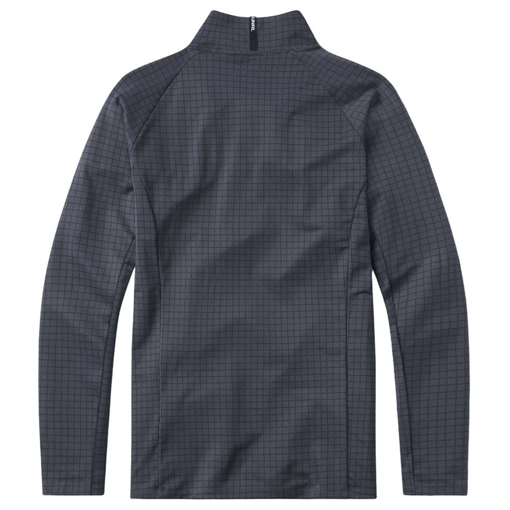 UNRL Men's Iron Plaid Highlands Quarter Zip