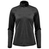 Stormtech Women's Black Milano Quarter Zip Pullover