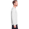 Fruit of the Loom Men's White ICONIC Long Sleeve T-Shirt