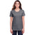 Fruit of the Loom Women's Charcoal Heather ICONIC T-Shirt