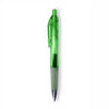 BIC Clear Green Intensity Clic Gel Pen with Blue Ink