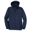 Port Authority Men's True Navy Hooded Charger Jacket