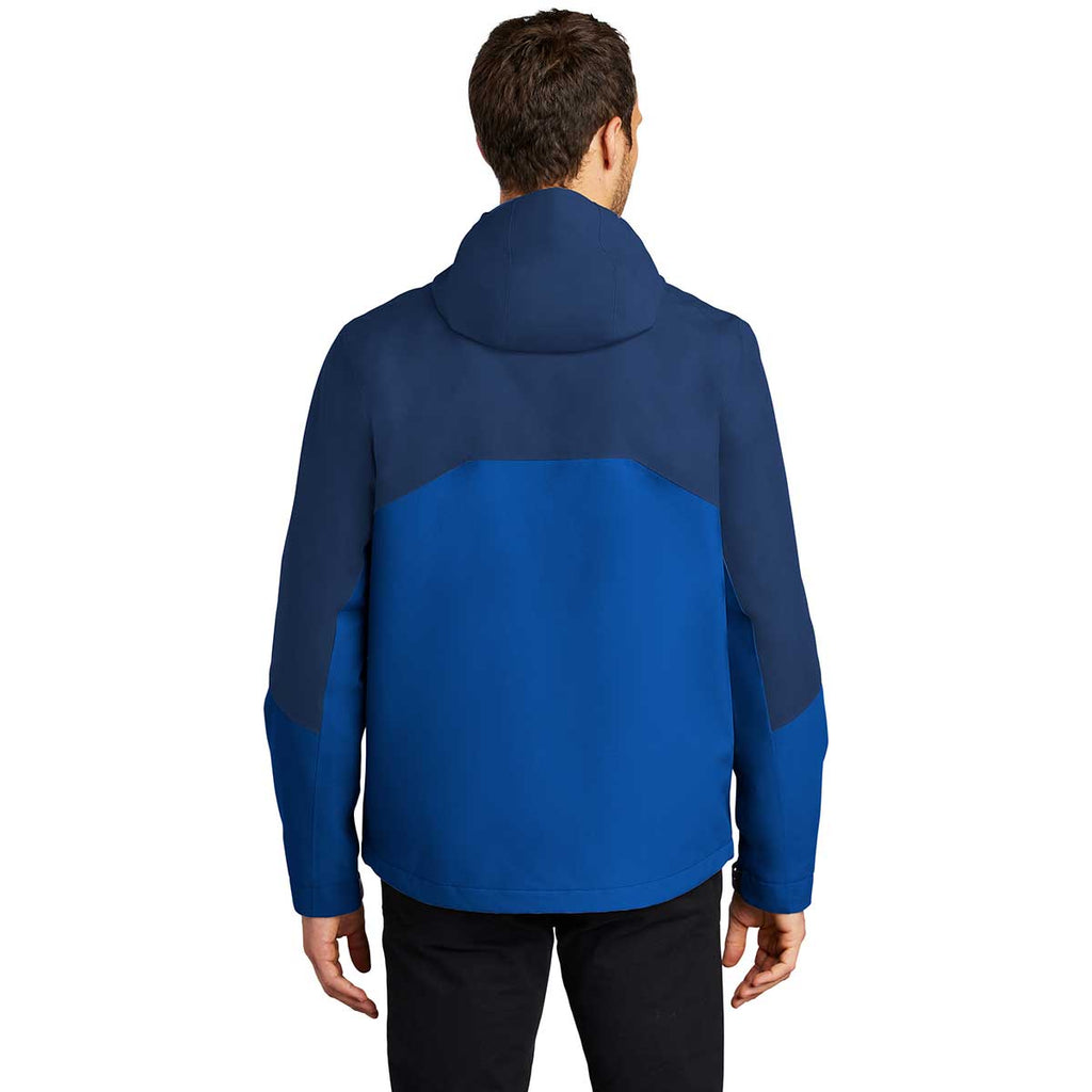 Port Authority Men's Estate Blue/Cobalt Blue Tech Rain Jacket