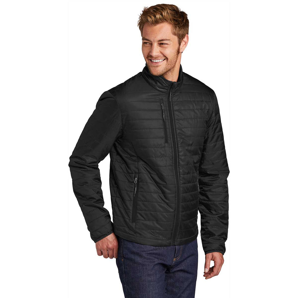 Port Authority Men's Deep Black Packable Puffy Jacket