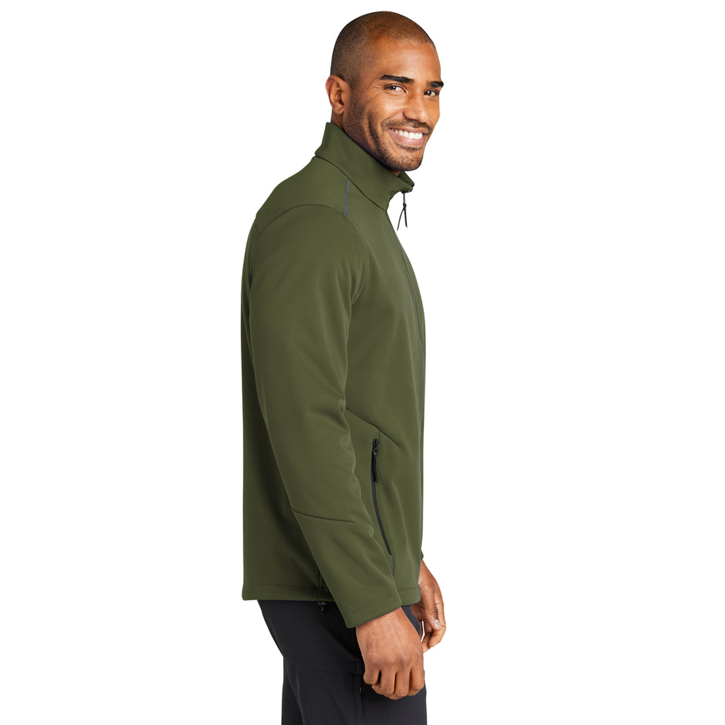 Port Authority Men's Olive Green Collective Tech Soft Shell Jacket