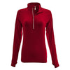 Levelwear Women's Red Flame Energy Half Zip