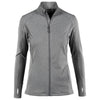 Levelwear Women's Heather Charcoal Alyssa Full Zip Pullover