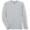 Johnnie-O Men's Heather Grey Heathered Brennan Long Sleeve T-Shirt