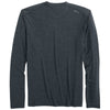 Johnnie-O Men's Heather Black Course Performance Long Sleeve T-Shirt