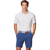 Johnnie-O Men's White Huron Solid Featherweight Performance Polo