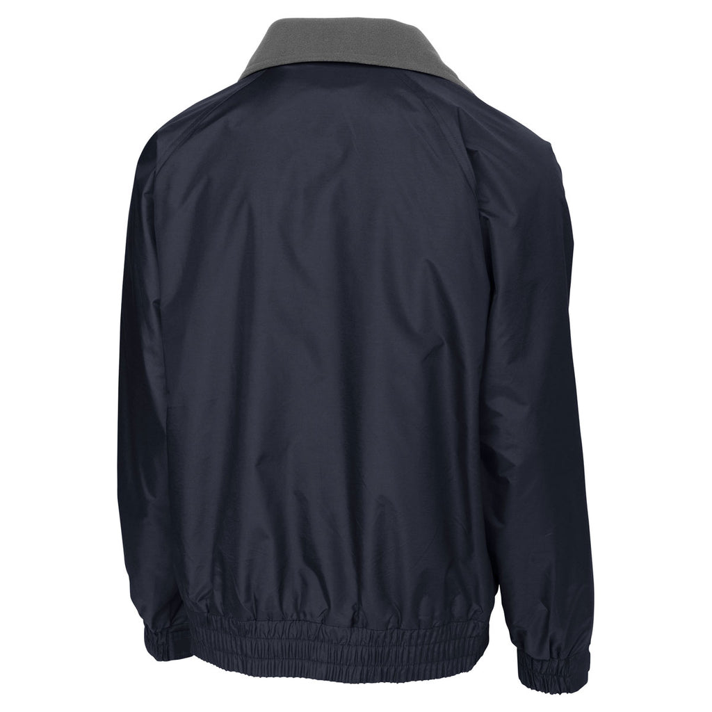 Port Authority Men's True Navy/Grey Heather Competitor Jacket