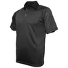 BAW Men's Charcoal Jacquard Cool-Tek Polo