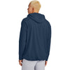 Sport-Tek Men's True Navy Repeat 1/2-Zip Long Sleeve Hooded Jacket