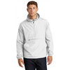 Sport-Tek Men's White Packable Anorak