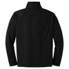 Sport-Tek Men's Black/Black Tricot Track Jacket