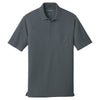 Port Authority Men's Graphite Dry Zone UV Micro-Mesh Pocket Polo