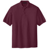 Port Authority Men's Burgundy Silk Touch Polo