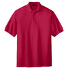 Port Authority Men's Red Silk Touch Polo