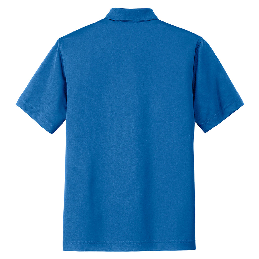 Port Authority Men's Vivid Blue Tech Pique Polo