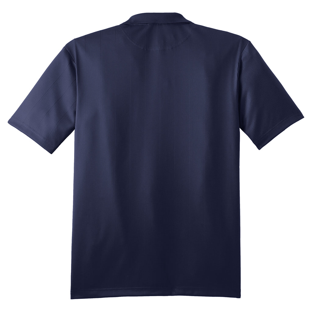 Port Authority Men's True Navy Performance Jacquard Polo