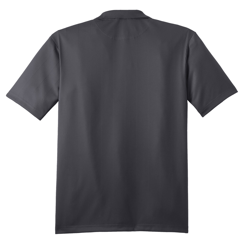 Port Authority Men's Grey Smoke Performance Jacquard Polo